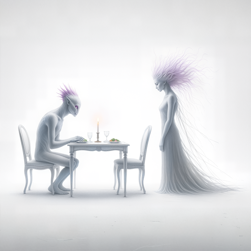 Dinner with the inside monster